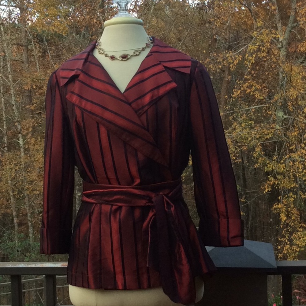 Alex Marie Jacket Red & Black